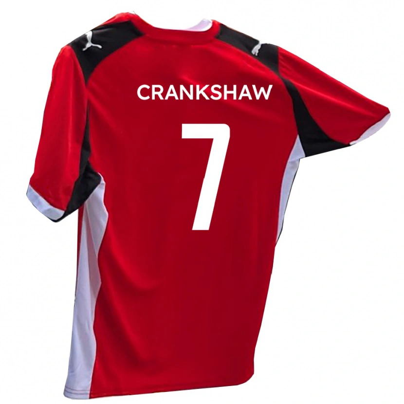 Danxen Kinder Ollie Crankshaw #7 Rot Weiß Heimtrikot Trikot 2025/26 T-Shirt Österreich