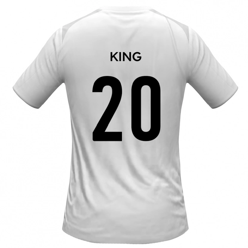 Danxen Kinder Jeff King #20 Weiß Grau Heimtrikot Trikot 2025/26 T-Shirt Österreich