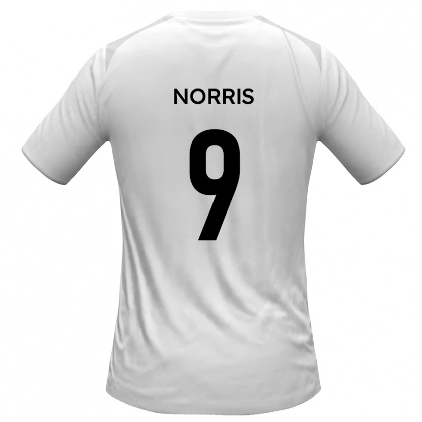 Danxen Kinder Luke Norris #9 Weiß Grau Heimtrikot Trikot 2025/26 T-Shirt Österreich