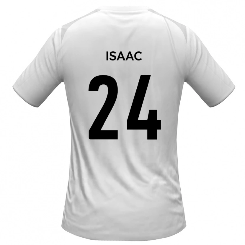 Danxen Kinder Daniel Isaac #24 Weiß Grau Heimtrikot Trikot 2025/26 T-Shirt Österreich