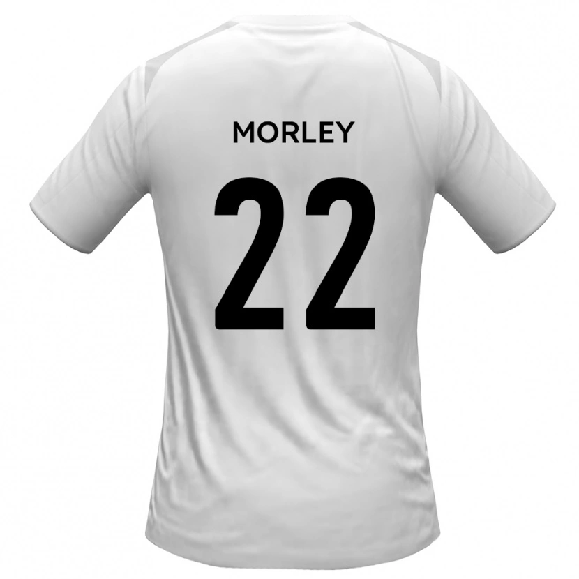 Danxen Kinder Adam Morley #22 Weiß Grau Heimtrikot Trikot 2025/26 T-Shirt Österreich