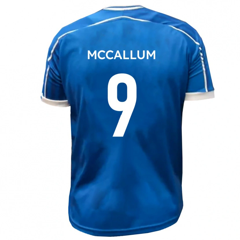 Danxen Kinder Paul Mccallum #9 Blau Weiß Heimtrikot Trikot 2025/26 T-Shirt Österreich