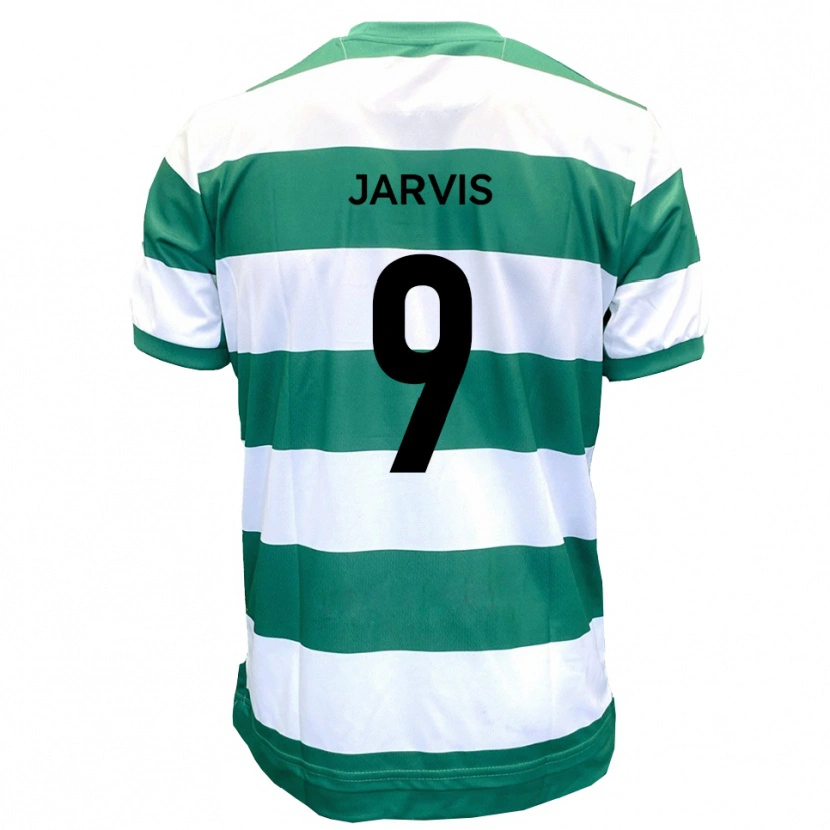 Danxen Kinder Aaron Jarvis #9 Grün Weiß Heimtrikot Trikot 2025/26 T-Shirt Österreich
