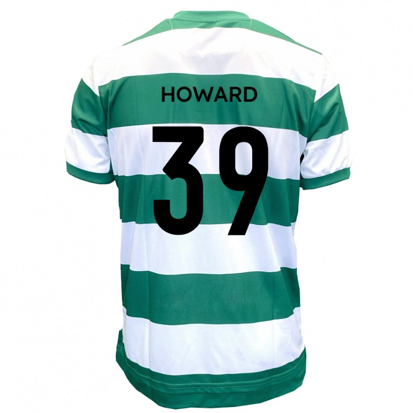 Danxen Kinder Will Howard #39 Grün Weiß Heimtrikot Trikot 2025/26 T-Shirt Österreich