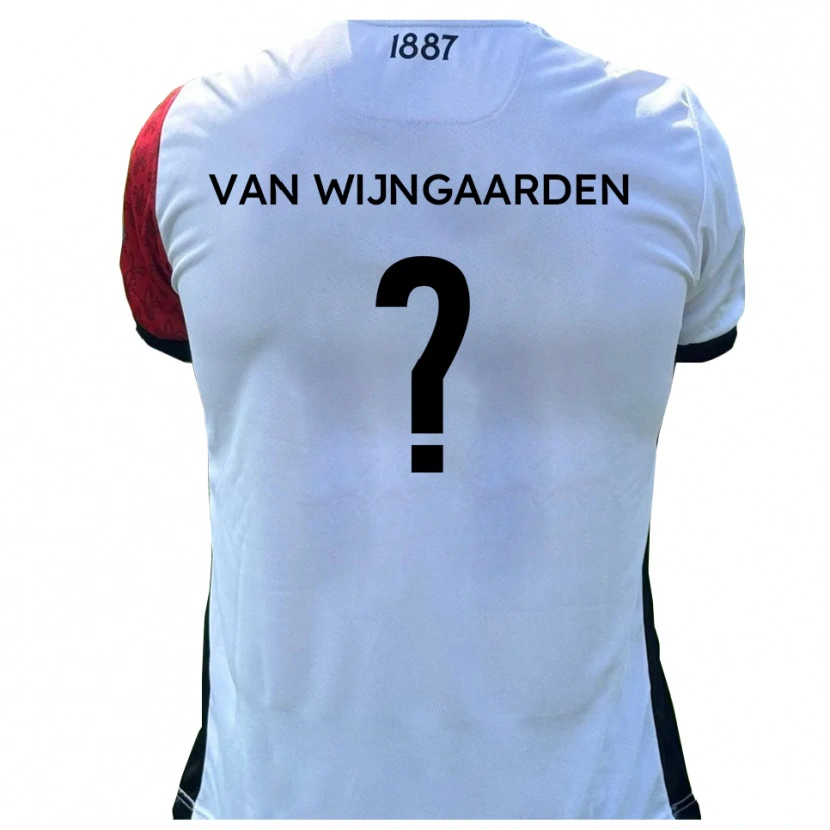Danxen Kinder Stefan Van Wijngaarden #0 Rot Weiß Heimtrikot Trikot 2025/26 T-Shirt Österreich