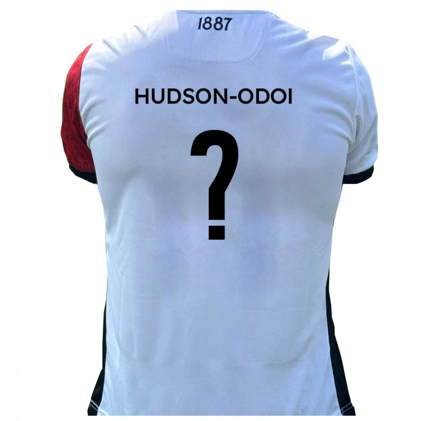 Danxen Kinder Jayden Hudson-Odoi #0 Rot Weiß Heimtrikot Trikot 2025/26 T-Shirt Österreich