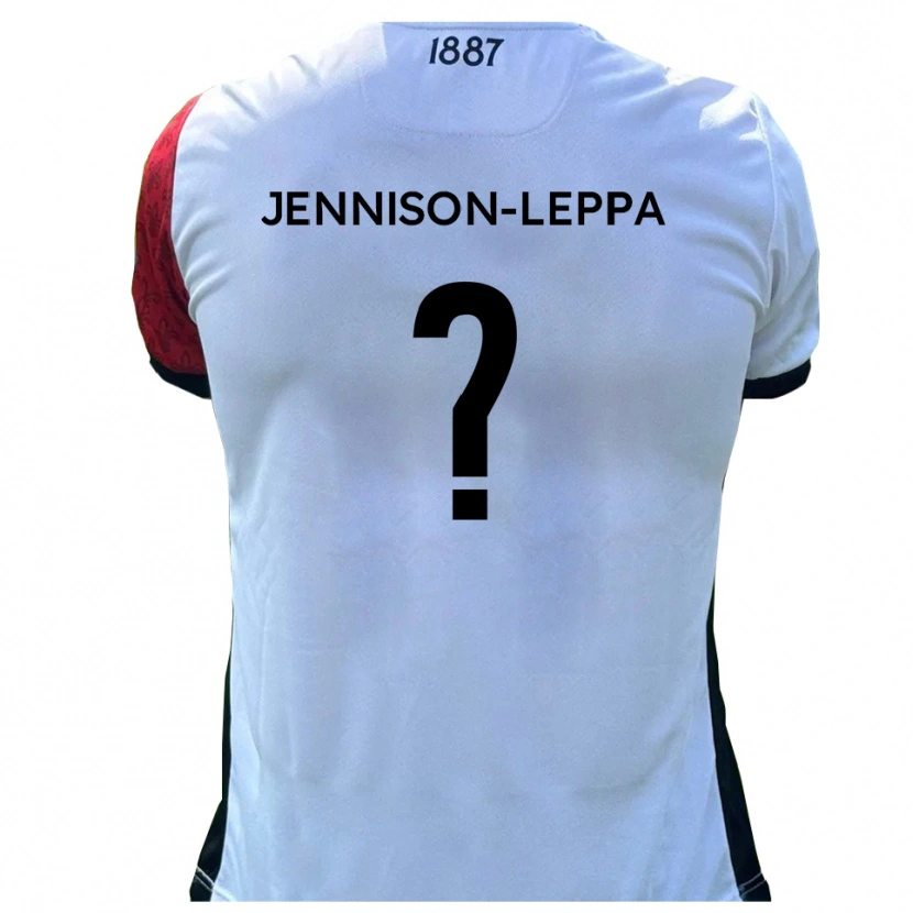 Danxen Kinder Joel Jennison-Leppa #0 Rot Weiß Heimtrikot Trikot 2025/26 T-Shirt Österreich