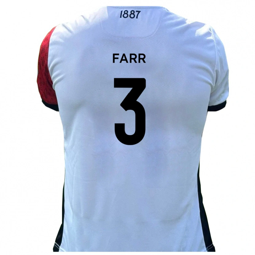 Danxen Kinder Jacob Farr #3 Rot Weiß Heimtrikot Trikot 2025/26 T-Shirt Österreich