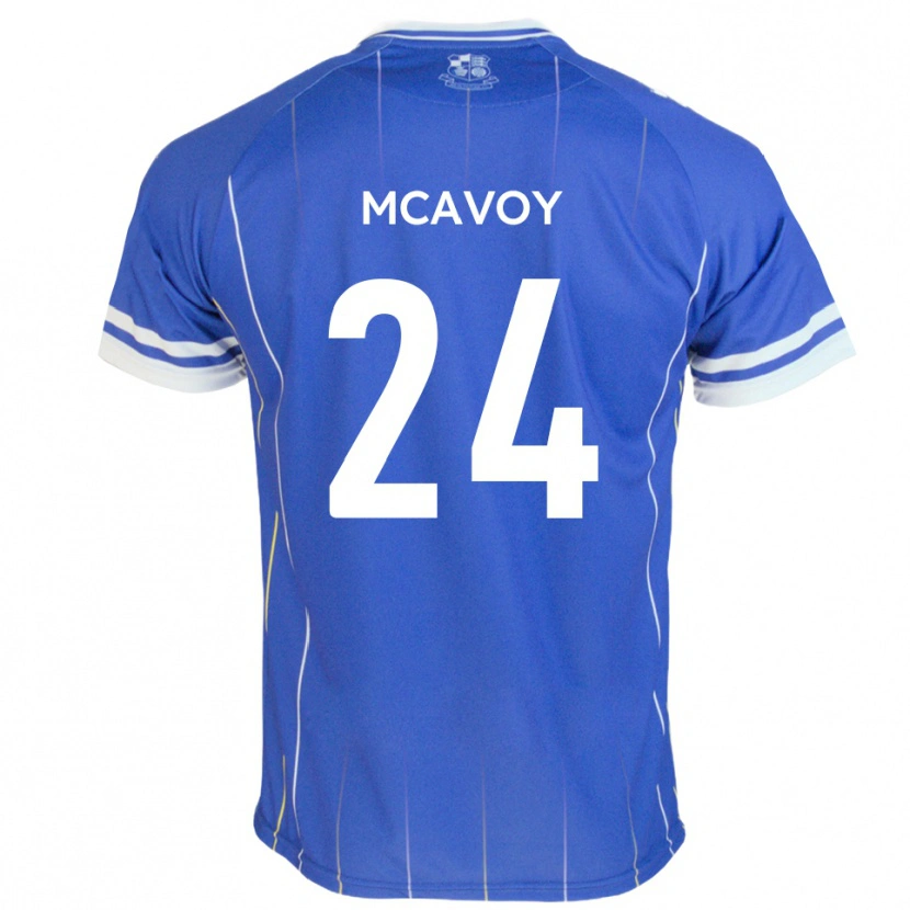 Danxen Kinder Connor Mcavoy #24 Königsblau Heimtrikot Trikot 2025/26 T-Shirt Österreich