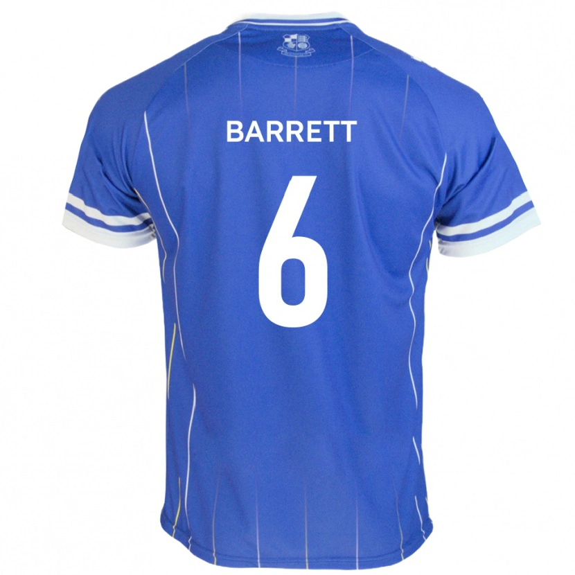 Danxen Kinder Mason Barrett #6 Königsblau Heimtrikot Trikot 2025/26 T-Shirt Österreich