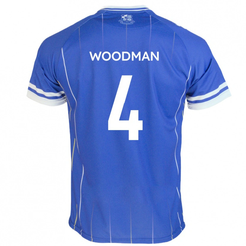 Danxen Kinder Deon Woodman #4 Königsblau Heimtrikot Trikot 2025/26 T-Shirt Österreich