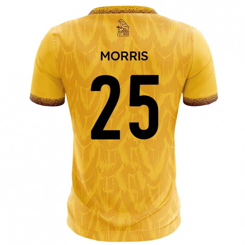 Danxen Kinder Chad Morris #25 Gelb Braun Heimtrikot Trikot 2025/26 T-Shirt Österreich