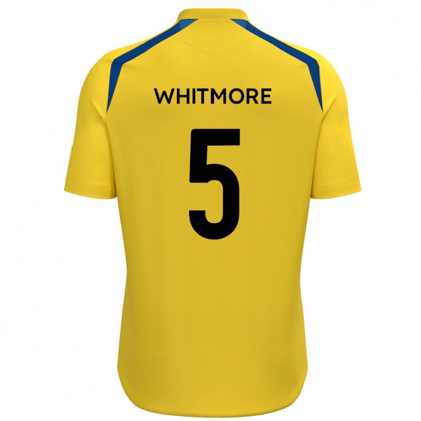 Danxen Kinder Alex Whitmore #5 Gelb Blau Heimtrikot Trikot 2025/26 T-Shirt Österreich