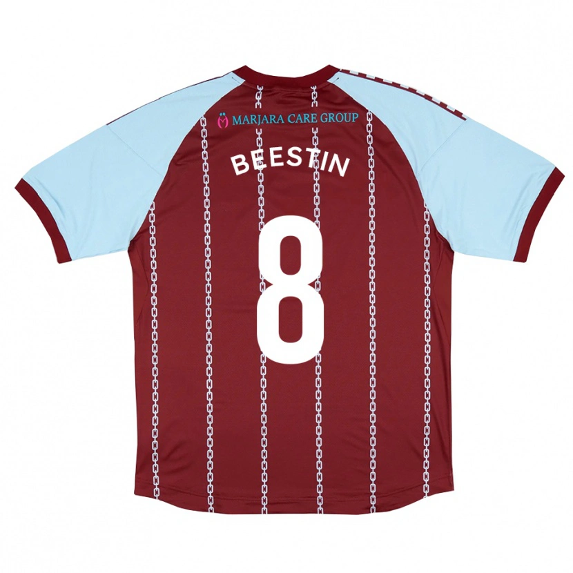 Danxen Kinder Alfie Beestin #8 Himmelblau Rostrot Heimtrikot Trikot 2025/26 T-Shirt Österreich