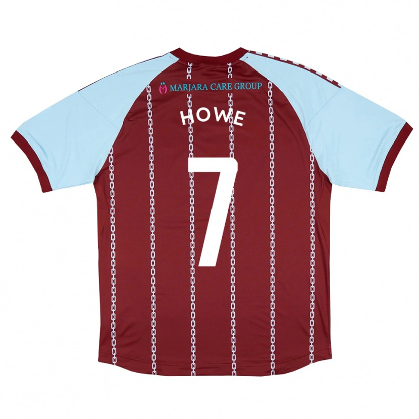 Danxen Kinder Declan Howe #7 Himmelblau Rostrot Heimtrikot Trikot 2025/26 T-Shirt Österreich
