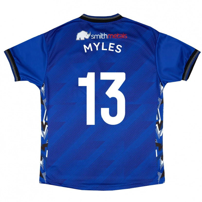 Danxen Kinder Tom Myles #13 Blau Weiß Heimtrikot Trikot 2025/26 T-Shirt Österreich