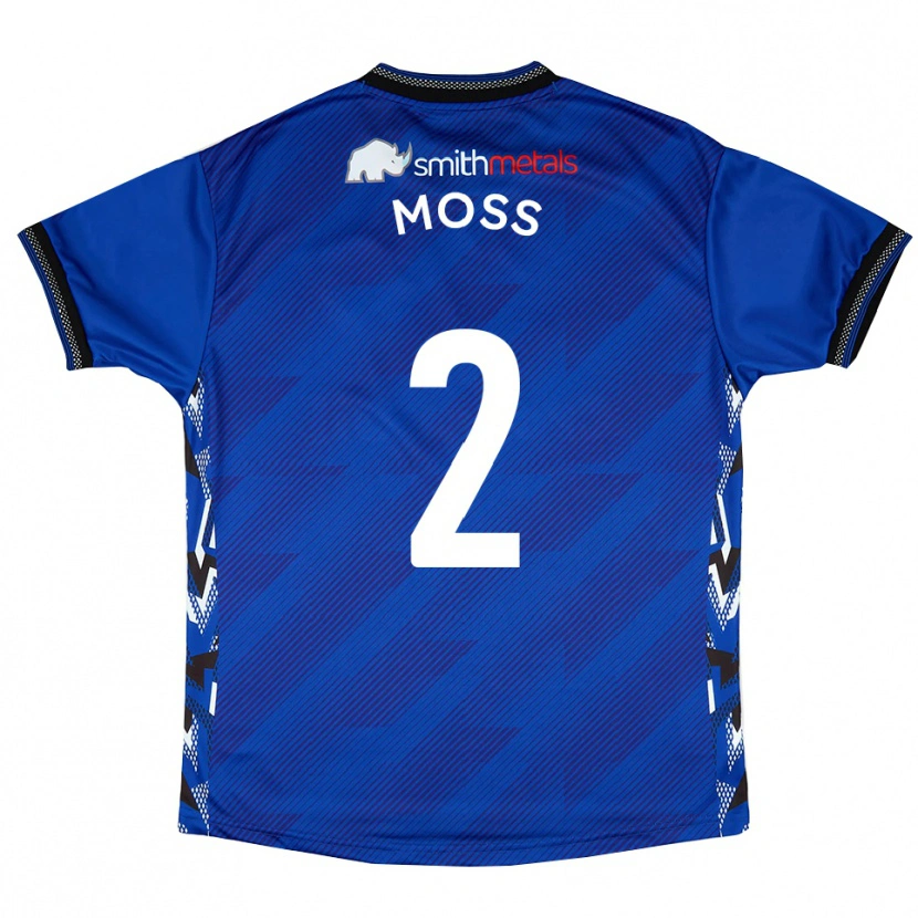 Danxen Kinder Dan Moss #2 Blau Weiß Heimtrikot Trikot 2025/26 T-Shirt Österreich