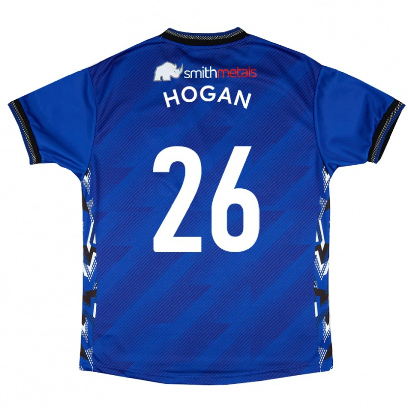 Danxen Kinder Liam Hogan #26 Blau Weiß Heimtrikot Trikot 2025/26 T-Shirt Österreich