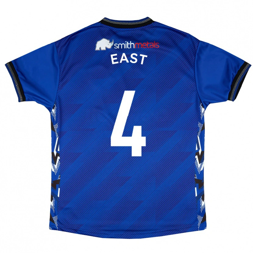 Danxen Kinder Ryan East #4 Blau Weiß Heimtrikot Trikot 2025/26 T-Shirt Österreich