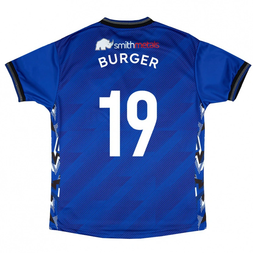 Danxen Kinder Jake Burger #19 Blau Weiß Heimtrikot Trikot 2025/26 T-Shirt Österreich