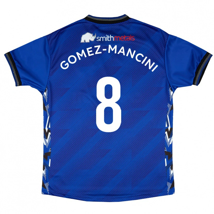 Danxen Kinder Anthony Gomez-Mancini #8 Blau Weiß Heimtrikot Trikot 2025/26 T-Shirt Österreich