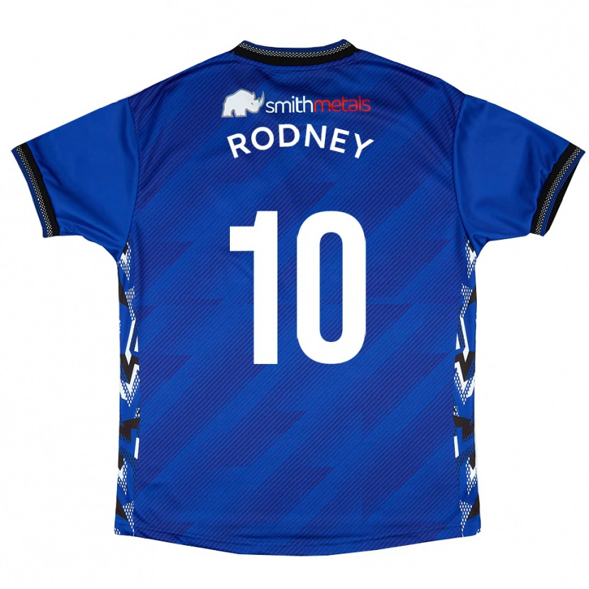 Danxen Kinder Devante Rodney #10 Blau Weiß Heimtrikot Trikot 2025/26 T-Shirt Österreich