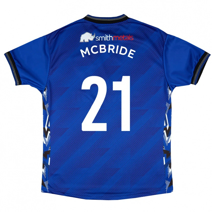 Danxen Kinder Connor Mcbride #21 Blau Weiß Heimtrikot Trikot 2025/26 T-Shirt Österreich