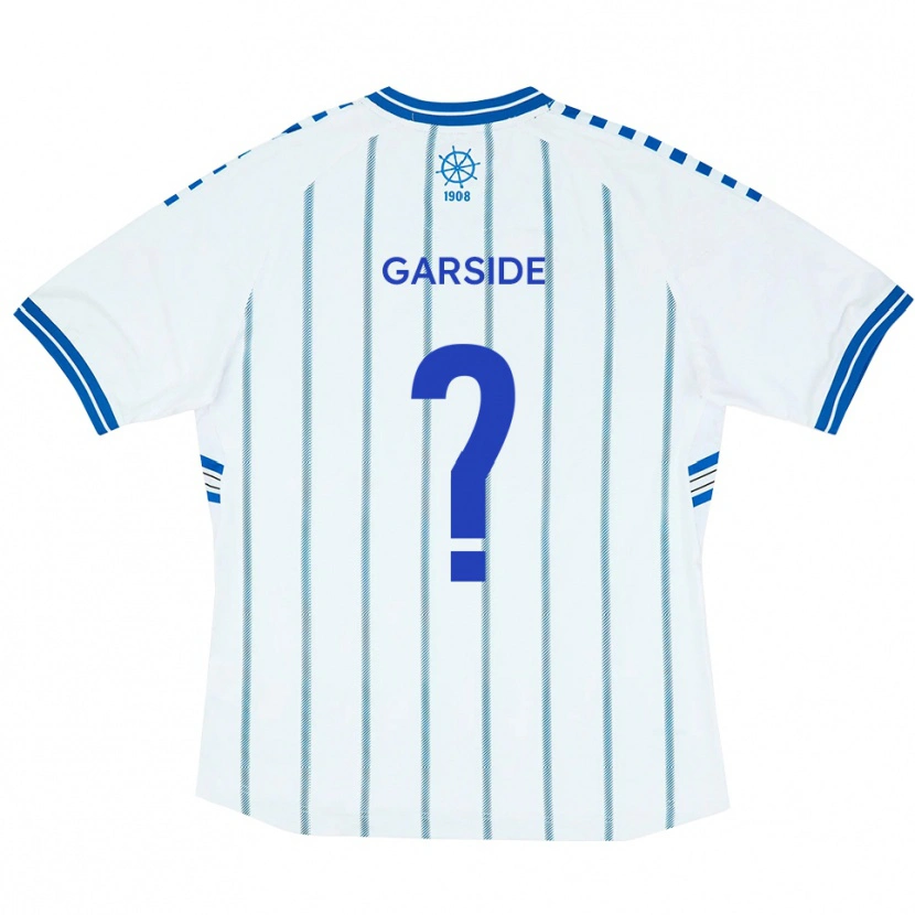 Danxen Kinder Faye Garside #0 Weiß Blau Heimtrikot Trikot 2025/26 T-Shirt Österreich