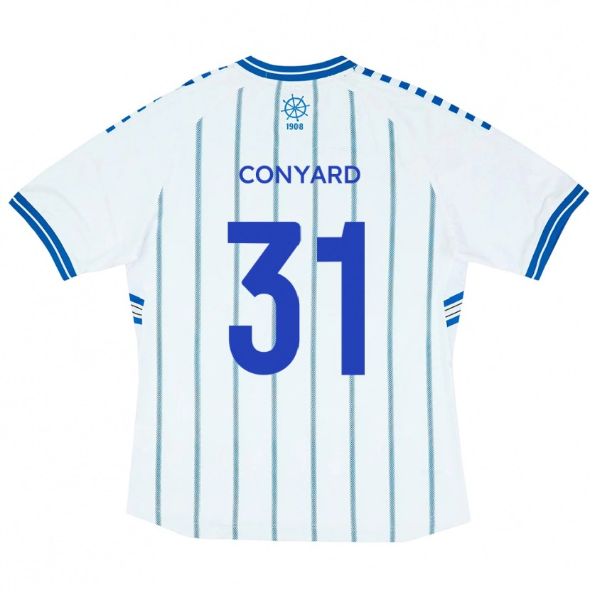 Danxen Kinder Harry Conyard #31 Weiß Blau Heimtrikot Trikot 2025/26 T-Shirt Österreich