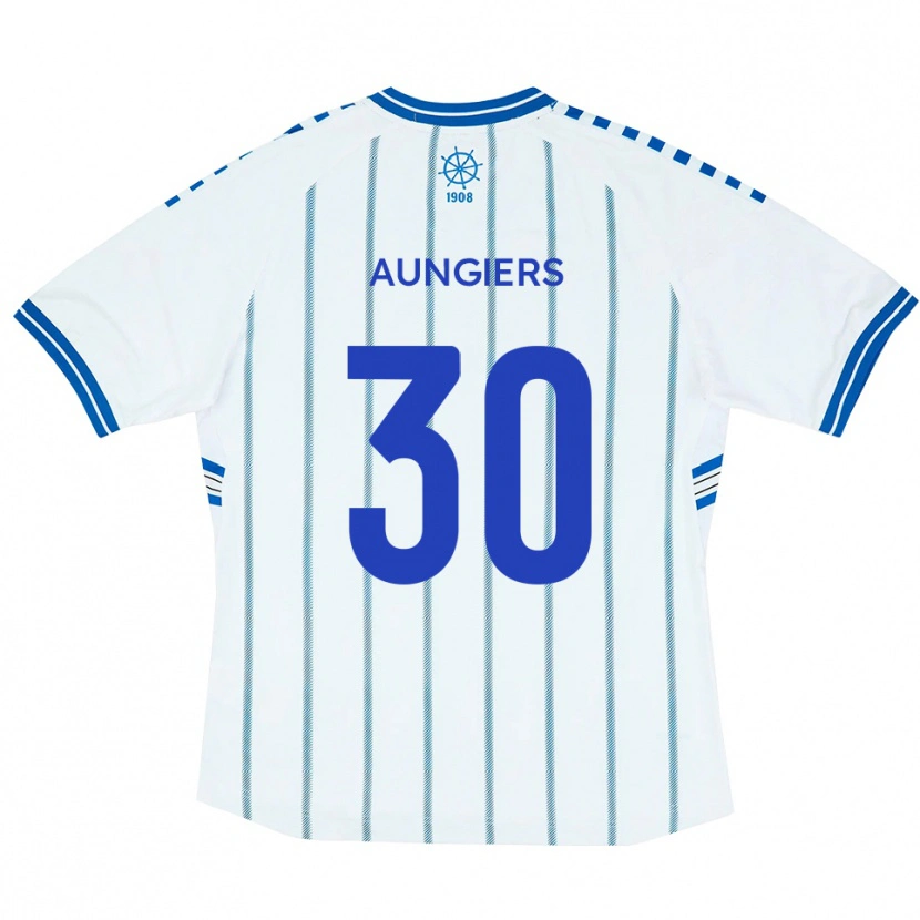 Danxen Kinder Joe Aungiers #30 Weiß Blau Heimtrikot Trikot 2025/26 T-Shirt Österreich
