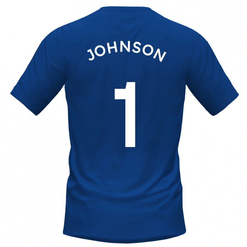 Danxen Kinder Sam Johnson #1 Blau Weiß Heimtrikot Trikot 2025/26 T-Shirt Österreich