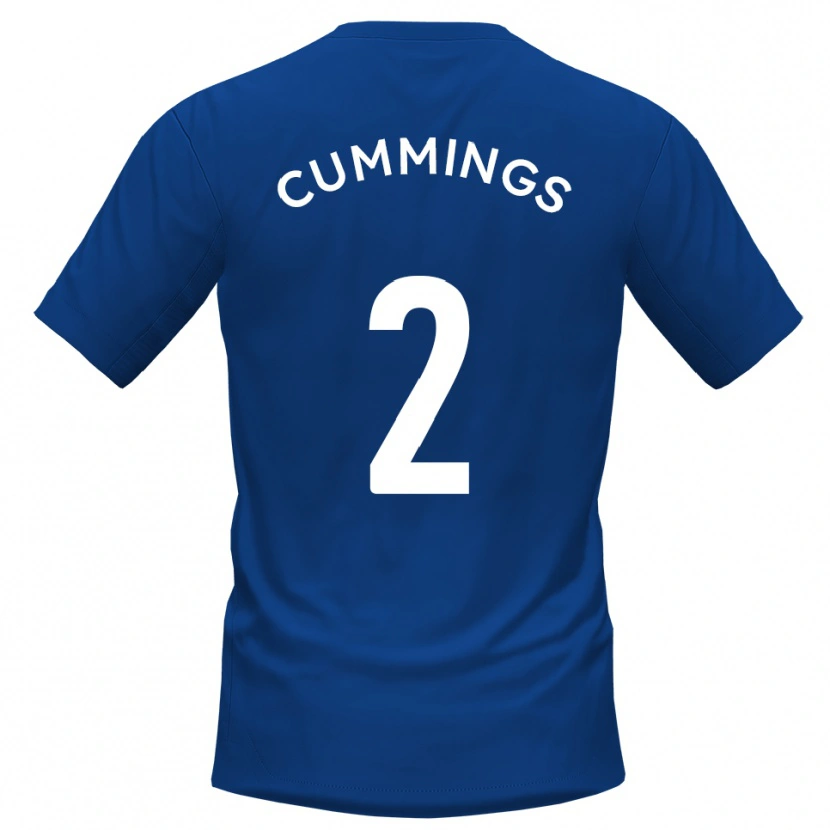 Danxen Kinder Jo Cummings #2 Blau Weiß Heimtrikot Trikot 2025/26 T-Shirt Österreich