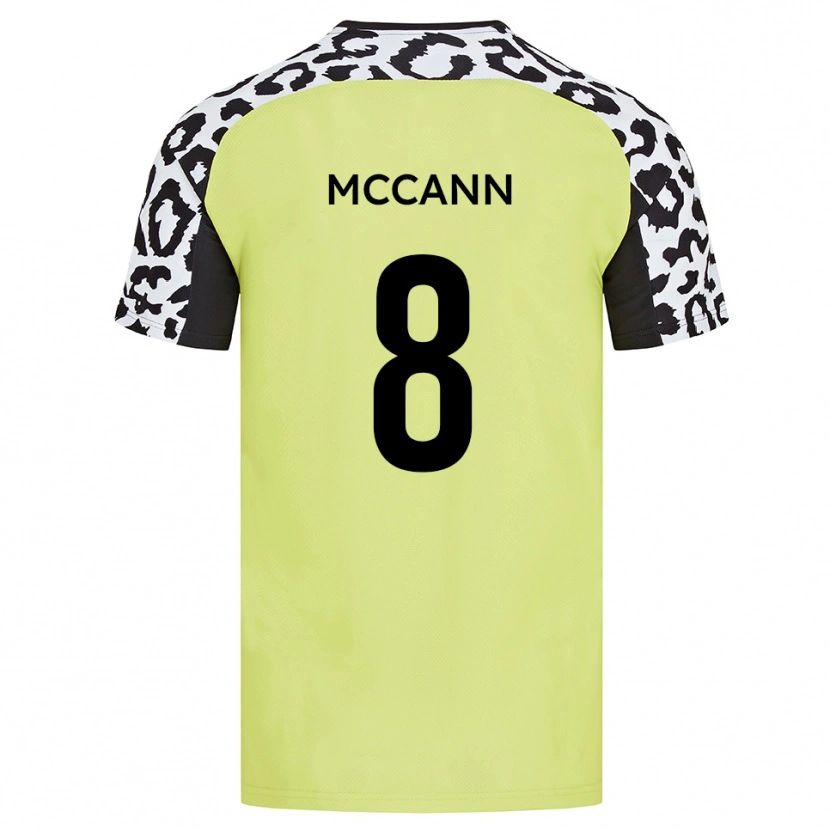 Danxen Kinder Charlie Mccann #8 Fluoreszierendes Gelb Heimtrikot Trikot 2025/26 T-Shirt Österreich