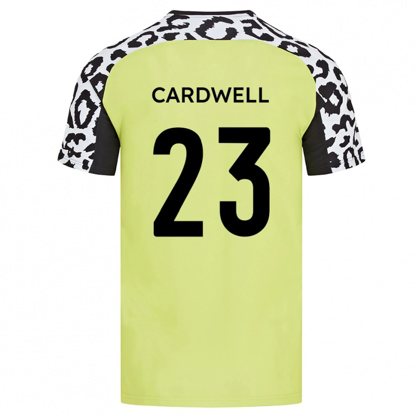 Danxen Kinder Harry Cardwell #23 Fluoreszierendes Gelb Heimtrikot Trikot 2025/26 T-Shirt Österreich