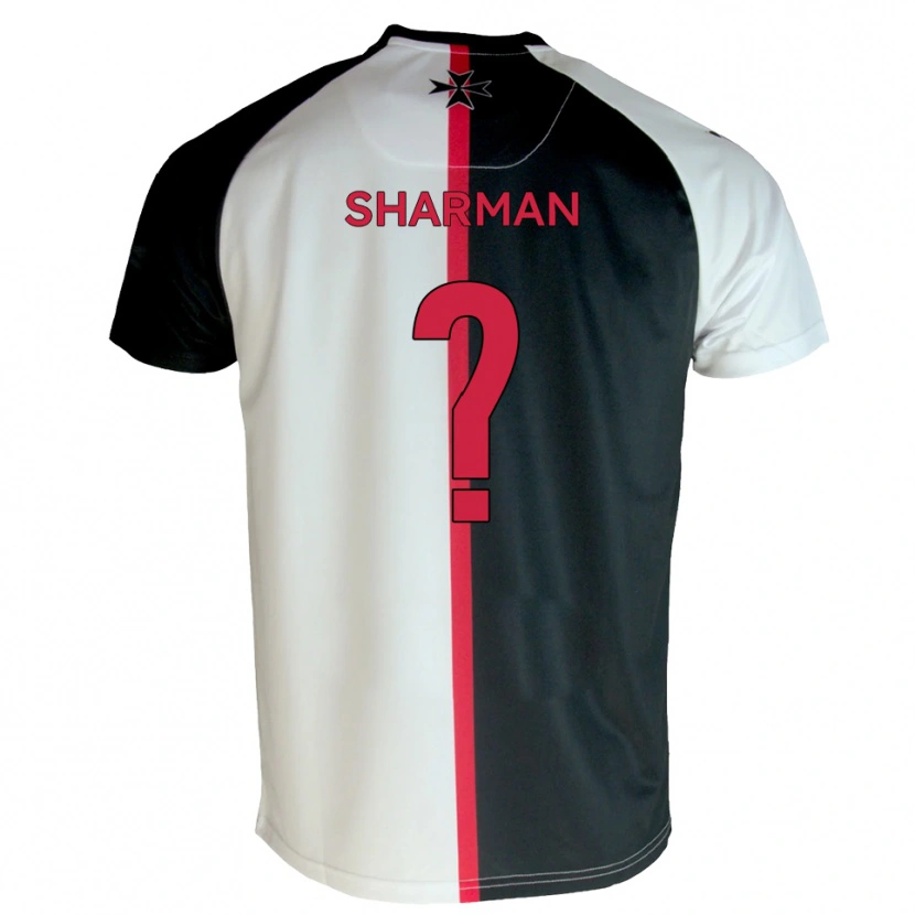 Danxen Kinder Jaden Sharman #0 Weiß Schwarz Heimtrikot Trikot 2025/26 T-Shirt Österreich