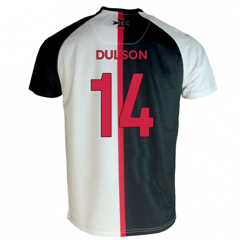 Danxen Kinder Liam Dulson #14 Weiß Schwarz Heimtrikot Trikot 2025/26 T-Shirt Österreich