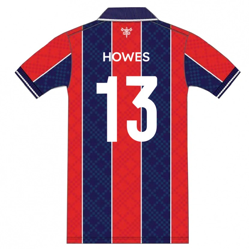 Danxen Kinder Sam Howes #13 Rot Marine Heimtrikot Trikot 2025/26 T-Shirt Österreich