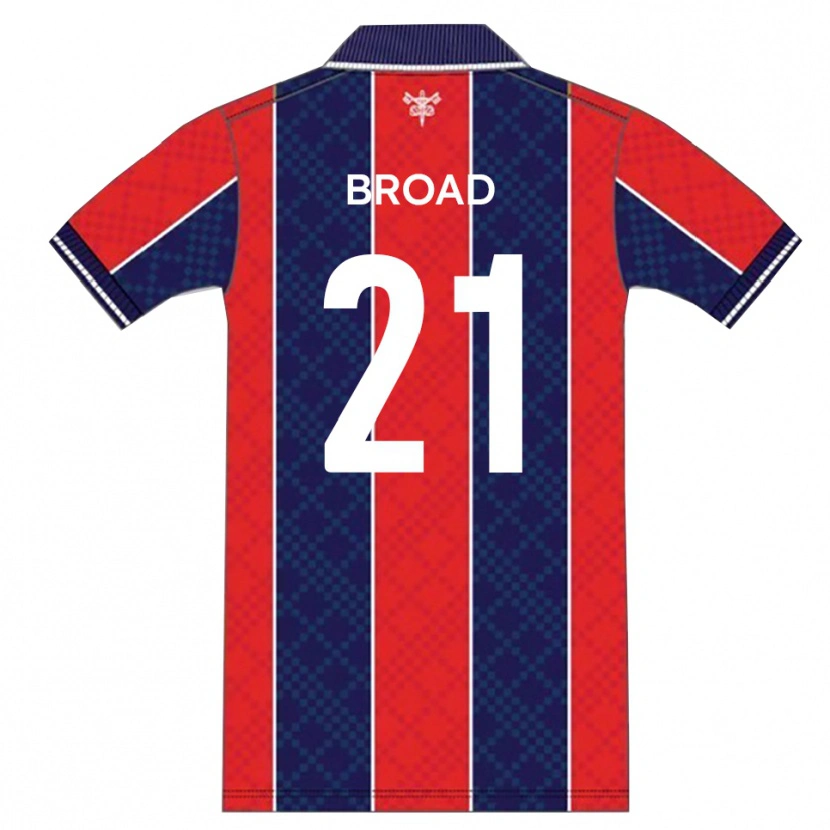 Danxen Kinder Harvey Broad #21 Rot Marine Heimtrikot Trikot 2025/26 T-Shirt Österreich