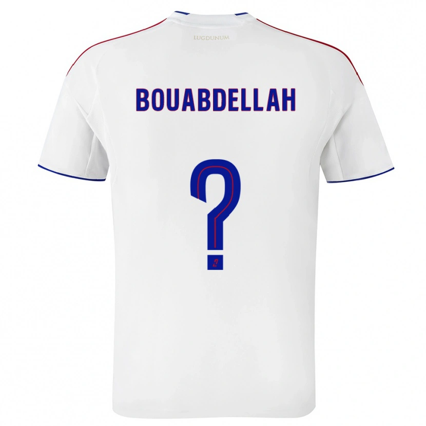 Danxen Kinder Jalis Bouabdellah #0 Weiß Rot Heimtrikot Trikot 2025/26 T-Shirt Österreich