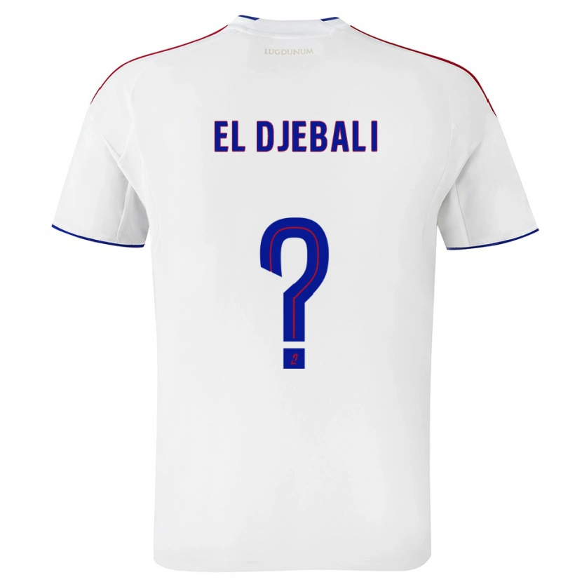 Danxen Kinder Chaim El Djebali #0 Weiß Rot Heimtrikot Trikot 2025/26 T-Shirt Österreich