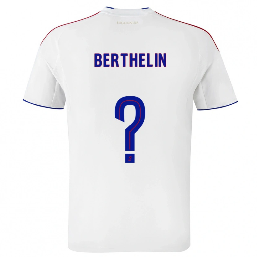 Danxen Kinder Romain Berthelin #0 Weiß Rot Heimtrikot Trikot 2025/26 T-Shirt Österreich