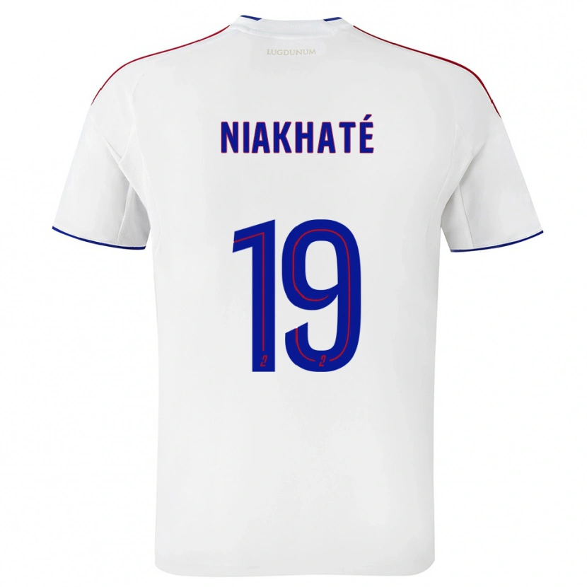 Danxen Kinder Moussa Niakhaté #19 Weiß Rot Heimtrikot Trikot 2025/26 T-Shirt Österreich