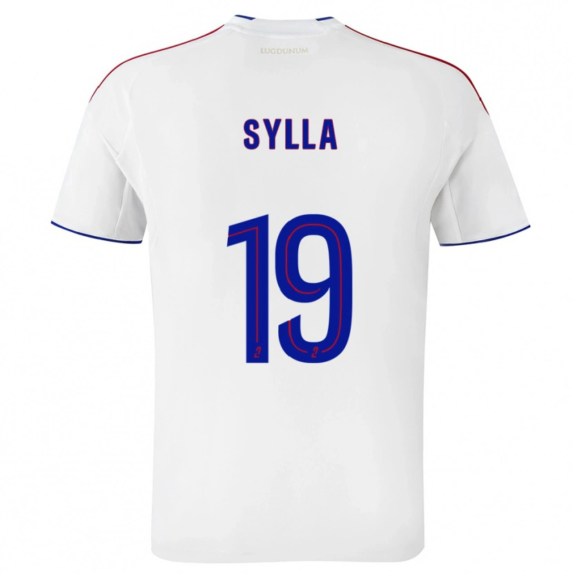 Danxen Kinder Kysha Sylla #19 Weiß Rot Heimtrikot Trikot 2025/26 T-Shirt Österreich