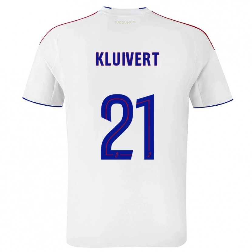 Danxen Kinder Ruben Kluivert #21 Weiß Rot Heimtrikot Trikot 2025/26 T-Shirt Österreich
