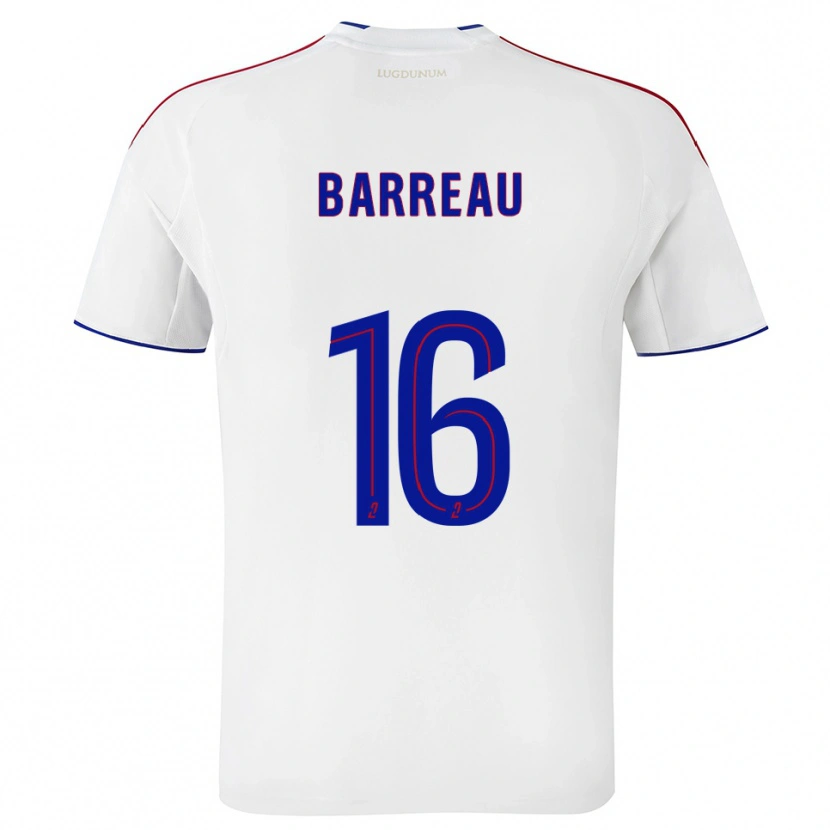 Danxen Kinder Axel Barreau #16 Weiß Rot Heimtrikot Trikot 2025/26 T-Shirt Österreich