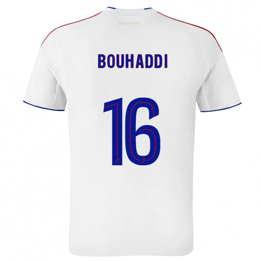 Danxen Kinder Sarah Bouhaddi #16 Weiß Rot Heimtrikot Trikot 2025/26 T-Shirt Österreich