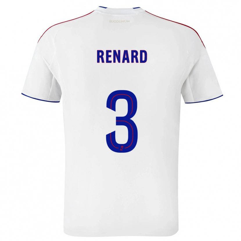 Danxen Kinder Wendie Renard #3 Weiß Rot Heimtrikot Trikot 2025/26 T-Shirt Österreich