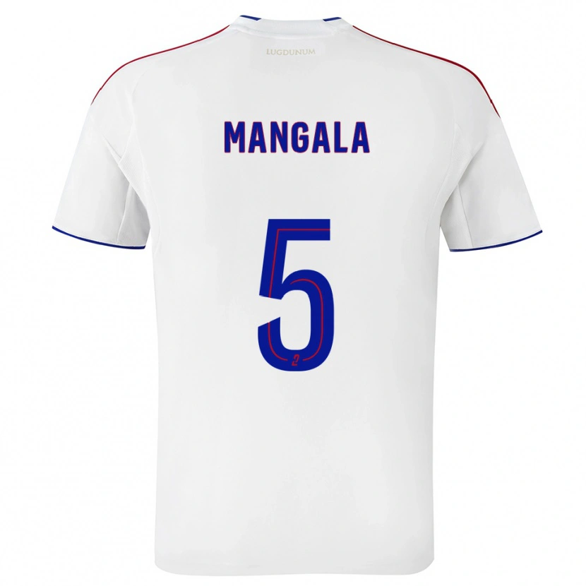 Danxen Kinder Orel Mangala #5 Weiß Rot Heimtrikot Trikot 2025/26 T-Shirt Österreich