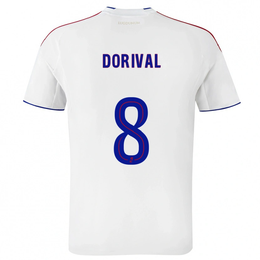 Danxen Kinder Pierre Dorival #8 Weiß Rot Heimtrikot Trikot 2025/26 T-Shirt Österreich