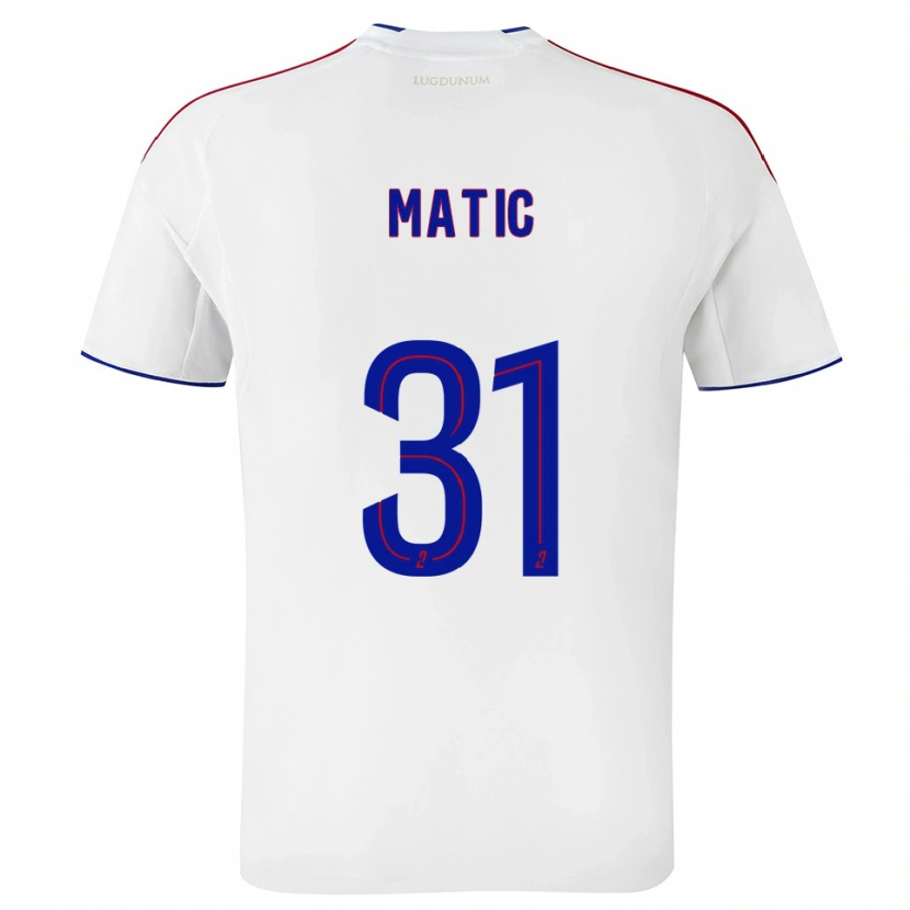 Danxen Kinder Nemanja Matic #31 Weiß Rot Heimtrikot Trikot 2025/26 T-Shirt Österreich